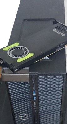 Dell NVIDIA Quadro P4000 GDDR5 8GB PCI-E Grafikkarte 4 x DP, Montageplatte