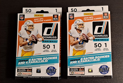 2021 Panini Donruss Football Hanger Box Lot of 2 Sealed