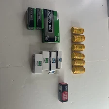 Bulk Lot 18 Rolls Expired 120 Color Film Kodak, Fuji Film, Ilford, Cinestill