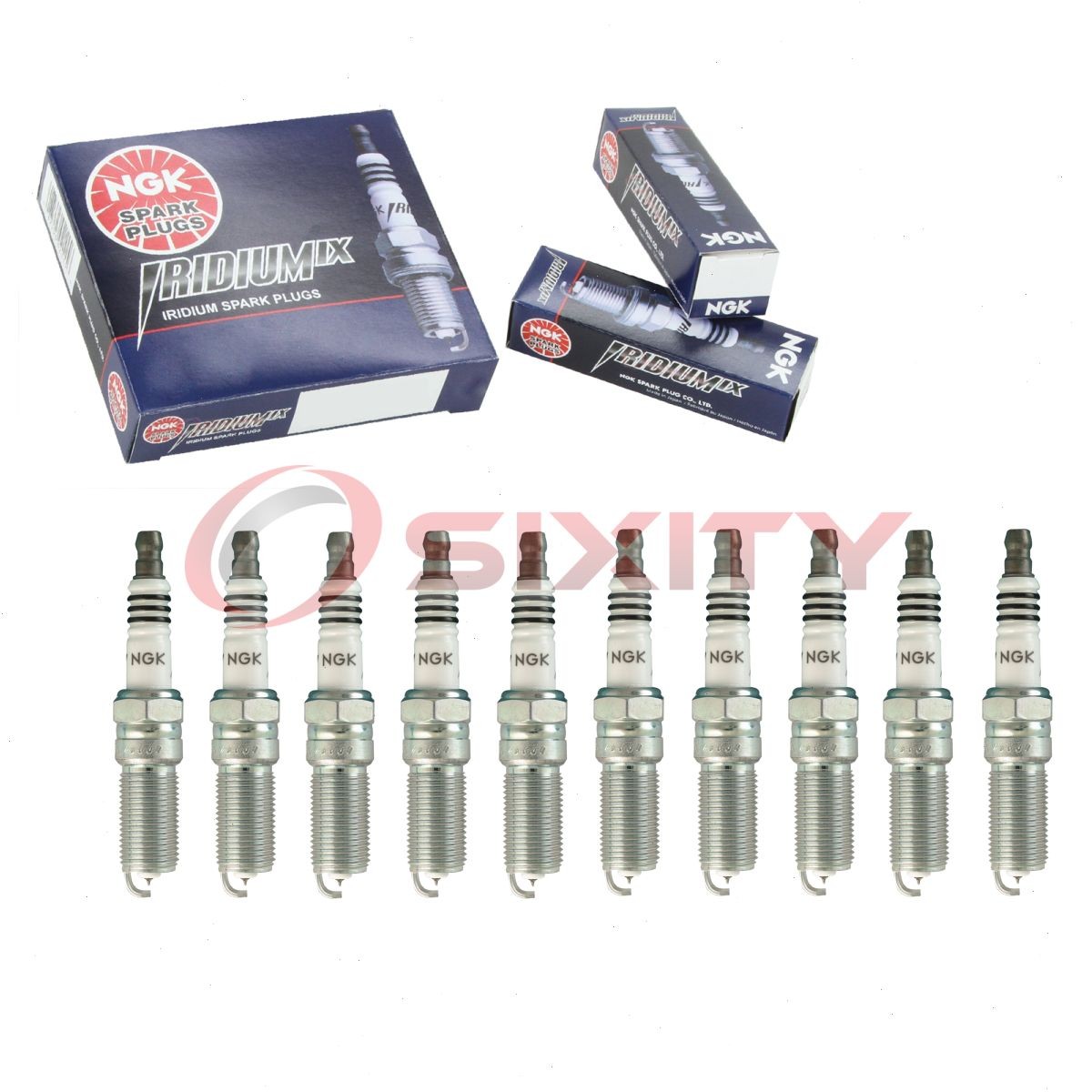 10 pc NGK 4344 LTR5IX-11 Iridium IX Spark Plugs for XP6043 XP5364DP2 XP5364 zz