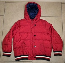 Tommy Hilfiger Hooded Puffer Coat Women  s XXL Missing Faux Fur Trim On Hood
