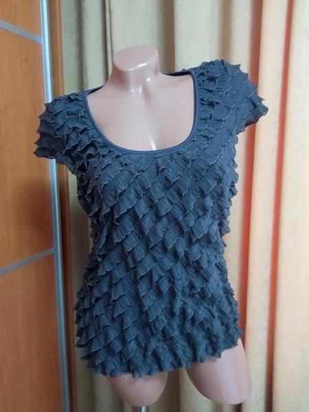 Women Phase Eight Shirt Grey Elastane M