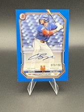 2026 BOWMAN CARSON BENGE OF METS ROOKIE #BPA-CBE BLUE AUTO 099/150 SP HOT!