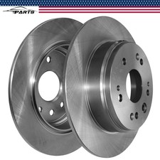 282mm Rear Left & Right Disc Brake Rotors for Honda CR-V 2002 2003 2004 L4 2.4L