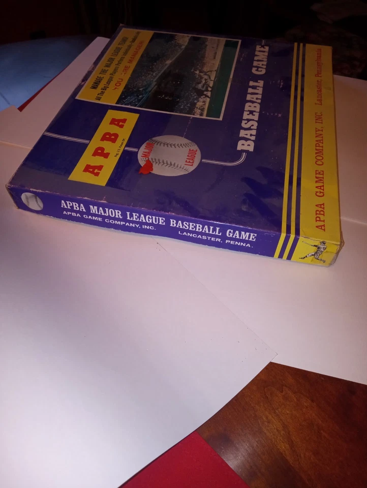 APBA Major League Baseball Board Game Lancaster Pennsylvania - Image 2 of 4