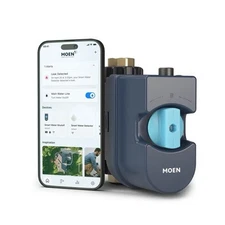Moen Flo Smart Water Monitor & Automatic Shutoff Sensor Wi-Fi, 1-Inch, 900-006