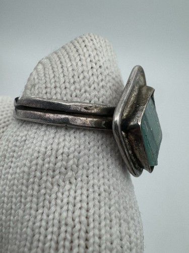 Anello JACK 925 in argento sterling vetro romano di oltre 100 anni - Foto 7 di 12