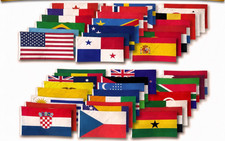 SALE SALE Flags 32 Pack 5FT x 3FT England Scotland USA NZ OZ Spain France Canada