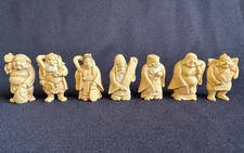 Japanese Netsuke Seven Lucky Gods