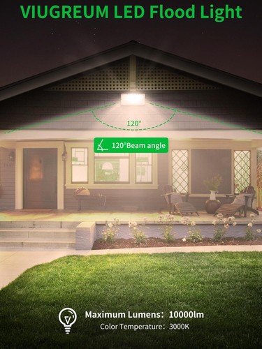 100W LED Flood Light Outdoor Module Spotlight Garden Security Lamp Warm White - Picture 10 of 11