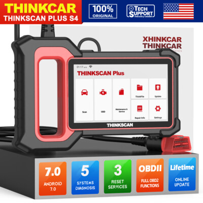 Automotive OBD2 Scanner ABS SRS Diagnostic Tool Transmission Engine Code Reader
