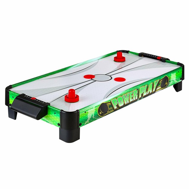 Hathaway Monarch 7 Ft Air Hockey Table Game Power Play Solid Birch