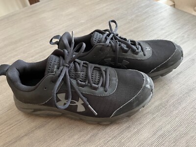 Under Armour Men's Charged Assert 9 Running Shoes Black/Black Size US 8.5