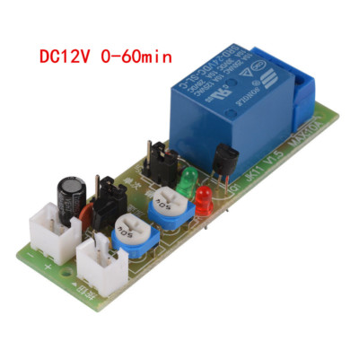 DC 12V 60min Infinite Cycle Delay Timer Timing Switch Relay Turn ON OFF Module