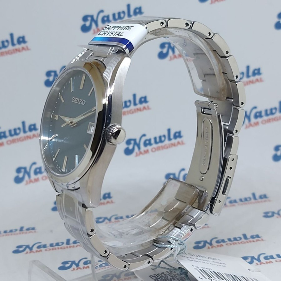 Brand New Seiko Quartz SUR525P1 Analog Sapphire Blue Dress Watch