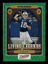 2024 Panini Prestige #LL-PMG Peyton Manning Living Legends Xtra Points Green