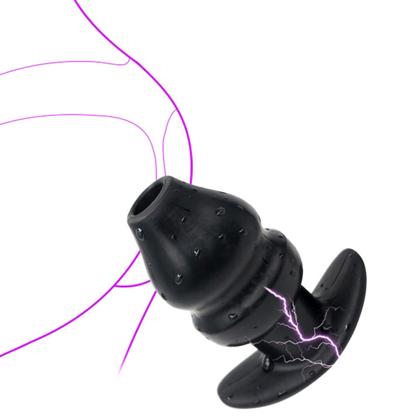 Electri Shock Conductive Silicones Hollow Stopper Estim Stretcher Device UK eBay