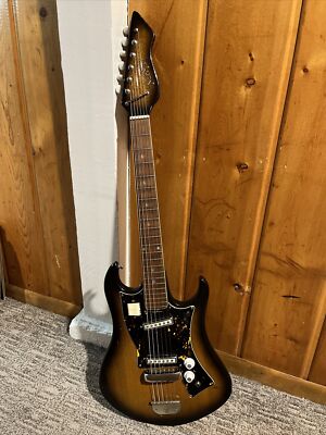 Vintage Norma Sunburst Electric Guitar 60s Angled Pickup Switches