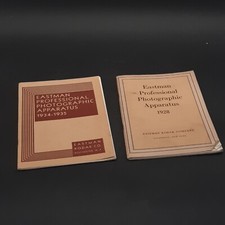 Lot Of 2 Eastman Kodak Professional Photography Apparatus Catalogs 1928 And...