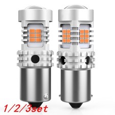 Par 1156 7506 LED BA15S Canbus Lámparas de Luz de Señal de Giro Ámbar Sin Hiper Flash SMD
