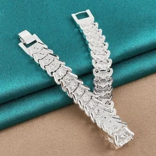 Pulsera de Plata 925 para Hombre PUEDES Lucir Elegante y Atractivo