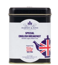 Harney Saint George's Society SPECIAL ENGLISH BREAKFAST Loose Tea 4 Ounce Tin