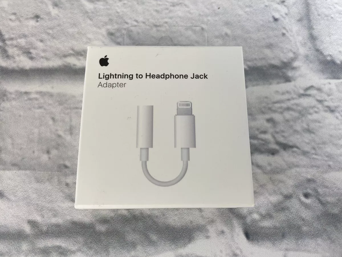Original Apple iPhone Lightning to 3.5mm Headphone Jack Adapter
