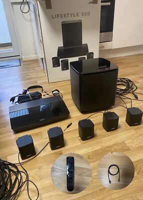 BOSE Lifestyle 550 Heimkino-System 5.1 Surround Schwarz  - Wie NEU! OVP + RE