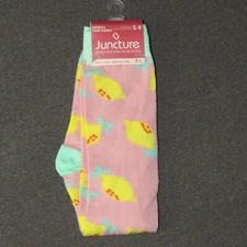Juncture Lemon Print Women's Knee Socks