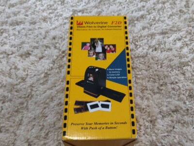 Wolverine F2D 35mm Film to Digital Converter New - Open Box 