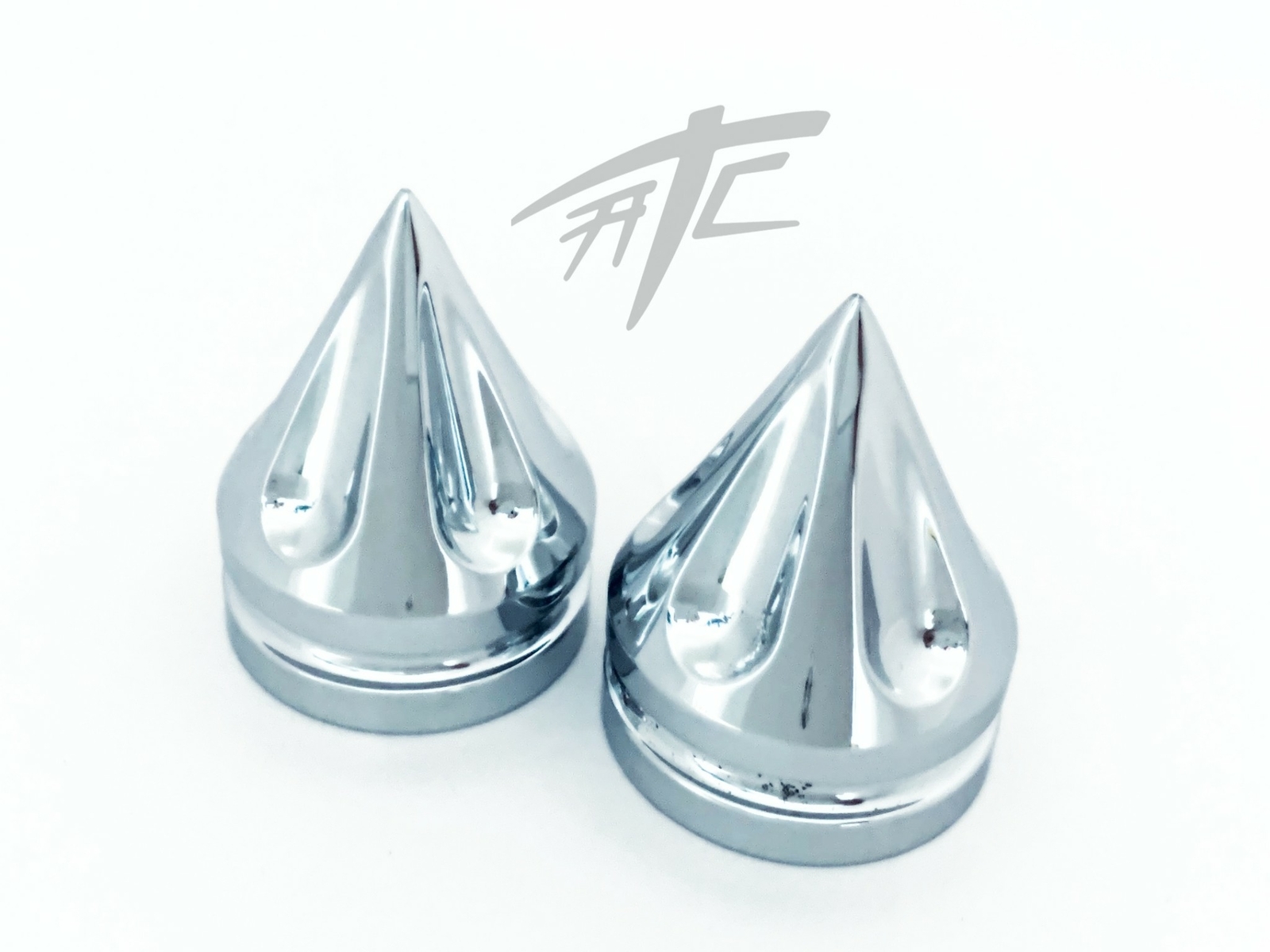 HAYABUSA CHROME SPIKE BILLET FORK CAPS 2016 SUZUKI HAYABUSA