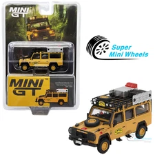 Mini GT 1:64 Land Rover Defender 110 1989 Camel Trophy  Turkey Exclusive #856