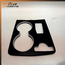 08-14 MERCEDES-BENZ C250 CENTER CONSOLE CUP HOLDER BEZEL TRIM COVER BLACK OEM