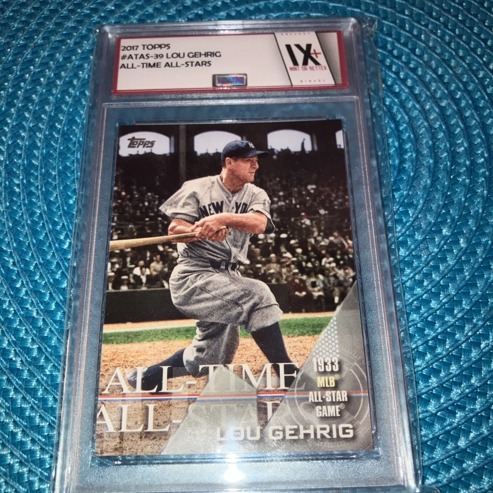 2017 Topps All-Time All-Stars Lou Gehrig #ATAS-39.  A rare 9+! - Image 3 of 4