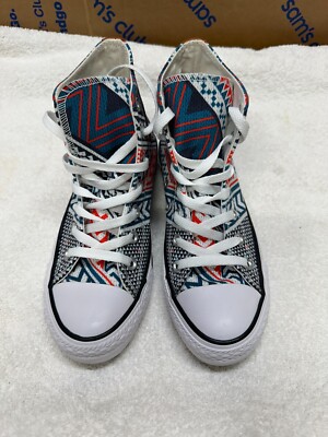 NWOT Converse unisex All Star Multicolor Aztec Geometric Tribal Sneakers M5 W7