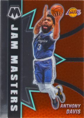Anthony Davis 2020-21 Panini Mosaic Basketball Jam Masters Chrome Insert  Card#19