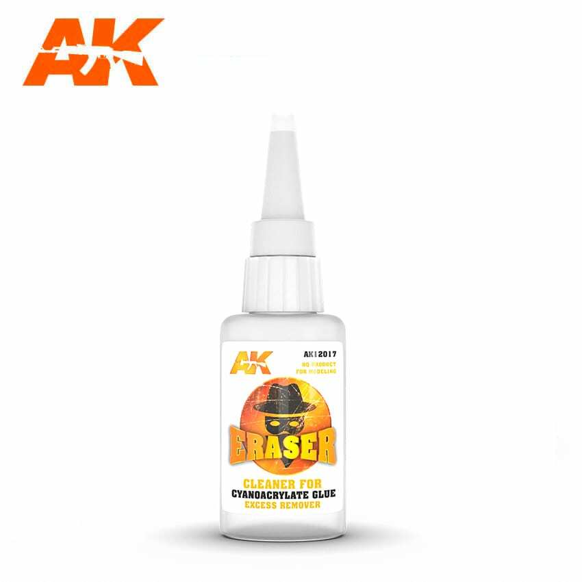 AK Interactive Eraser for Cyanoacrylate AK12017 20g Fast Shipping
