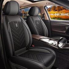 Car Seat Covers Fit For Kia Sportage 2009-2026 Pu Leather 5 Seatsblackgrey Car Seat Covers Fit For Kia Sportage 2009-2026 Pu Leather 5 Seatsblackgrey