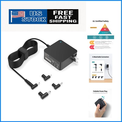 Versatile 65W/45W/33W Charger for Asus Vivobook and Zenbook    Listed and Safe