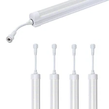 4 PACK LED Freezer Commercial Waterproof Tube Lights Supermarkets Freezer Cooler