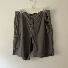 Outdoor Research Shorts Men's 34 Grey Nylon Hiking Camping Walking