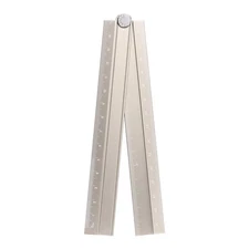 Folding Straight Ruler 30cm Metric Aluminum Alloy Folding Rulers