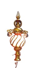 Vintage Bradford Carillon Silver Spire Angel Hair Christmas Tree Topper 60s MCM