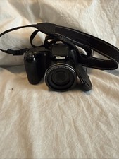 Nikon COOLPIX L330 20.2MP Digital Camera - Black W/Strap, Lens Cover, Batteries