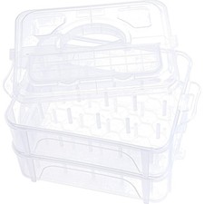Aufbewahrungsbox Nähgarn 40 Spulen stapelbar...