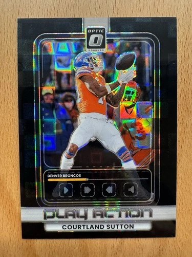 2025 Donruss Optic Courtland Sutton Black Pandora (RAW)