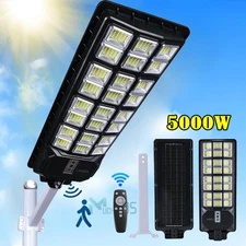 Solar Lights Outdoor - 1500000000LM IP65 Waterproof LED Flood Lights with Remote