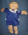 cabbage patch kids, 1985, IC1, HM 1, Caucasian, bald, blue eyes, blue signature
