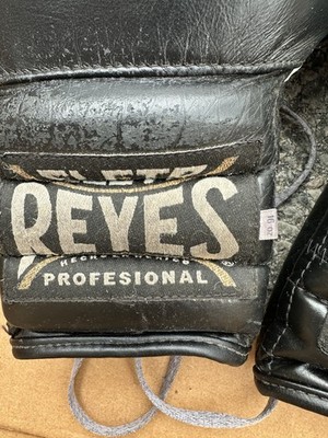 Cleto Reyes Training Boxing Gloves- Laceup Black 16oz - USED Pre