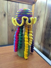 Handmade Jellyfish Crochet Plush Rainbow Super Cute Custom Available